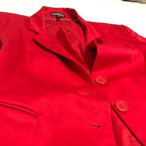 Red blazer